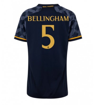 Real Madrid Jude Bellingham #5 Udebanetrøje Dame 2023-24 Kort ærmer
